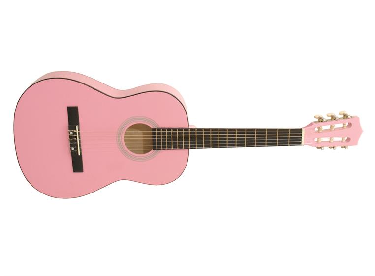 DIMAVERY AC-303 Classic Guitar 3/4, pink
